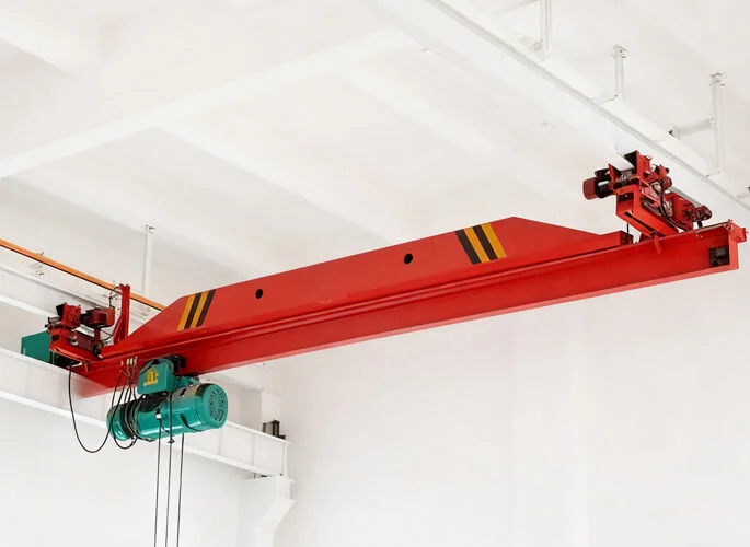 Red LX overhead suspension crane