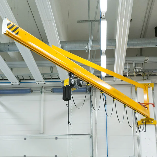 Wall traveling jib crane workshop lifting equipment