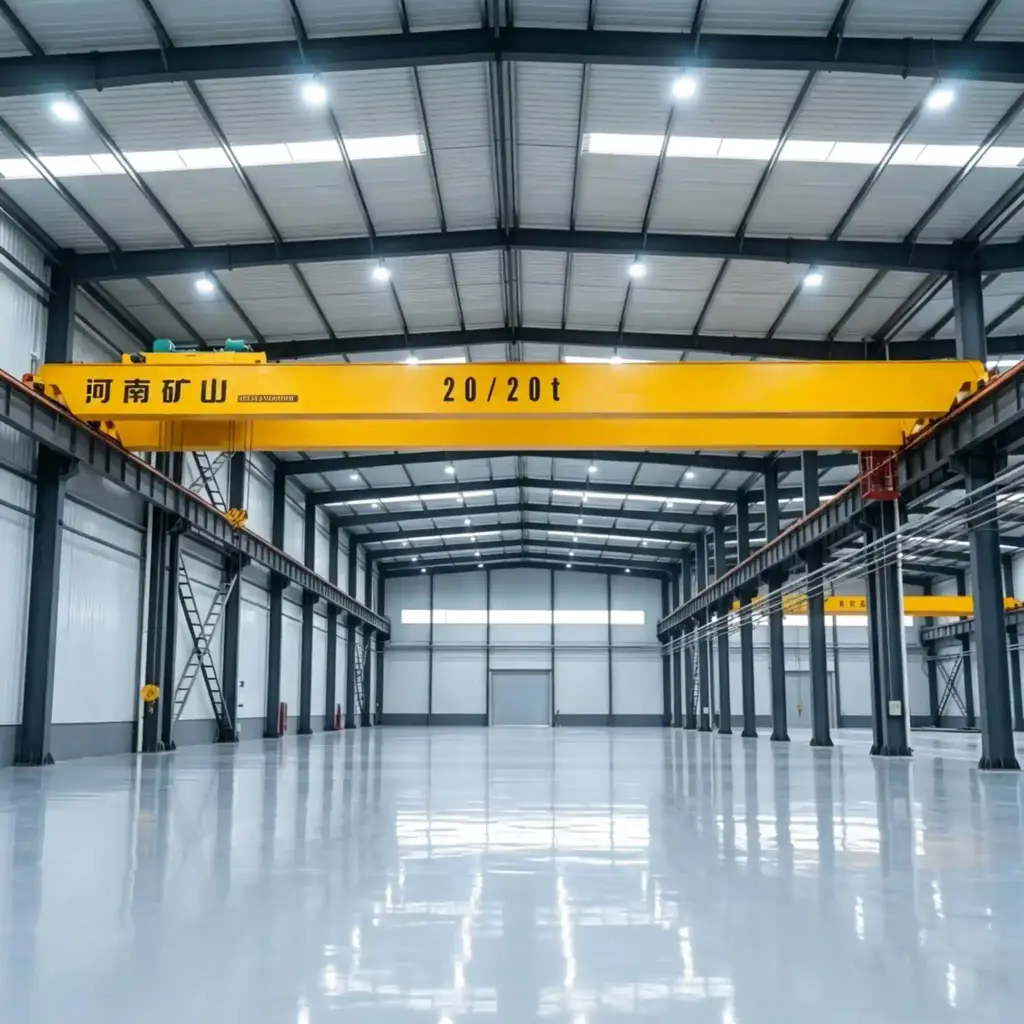 crane in the warehouse